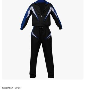 Waydamin Unisex Windbreaker set